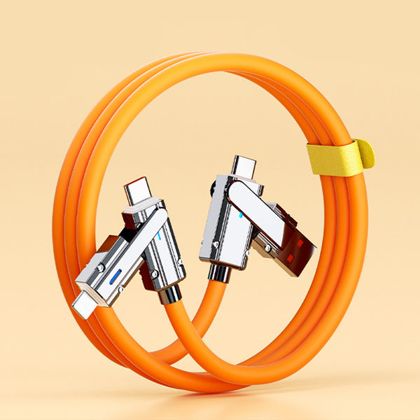 4 in 1 Charging Cable (3.28FT) for Most Devices
