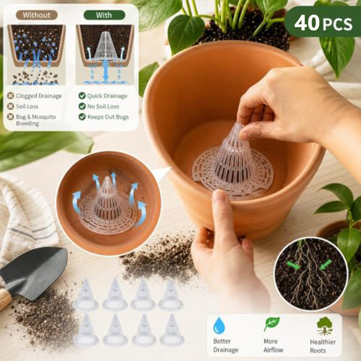 Durable Plastic Root Protection Filters