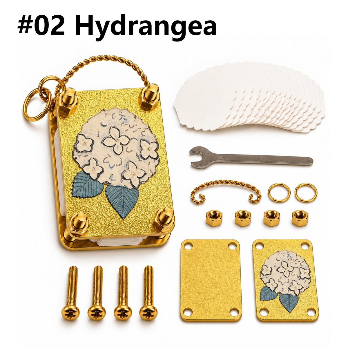 Mini Flower Press Keychain