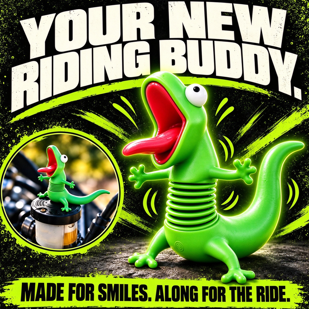 Wobbly Riding Buddy - Car & Motorcycle Decor