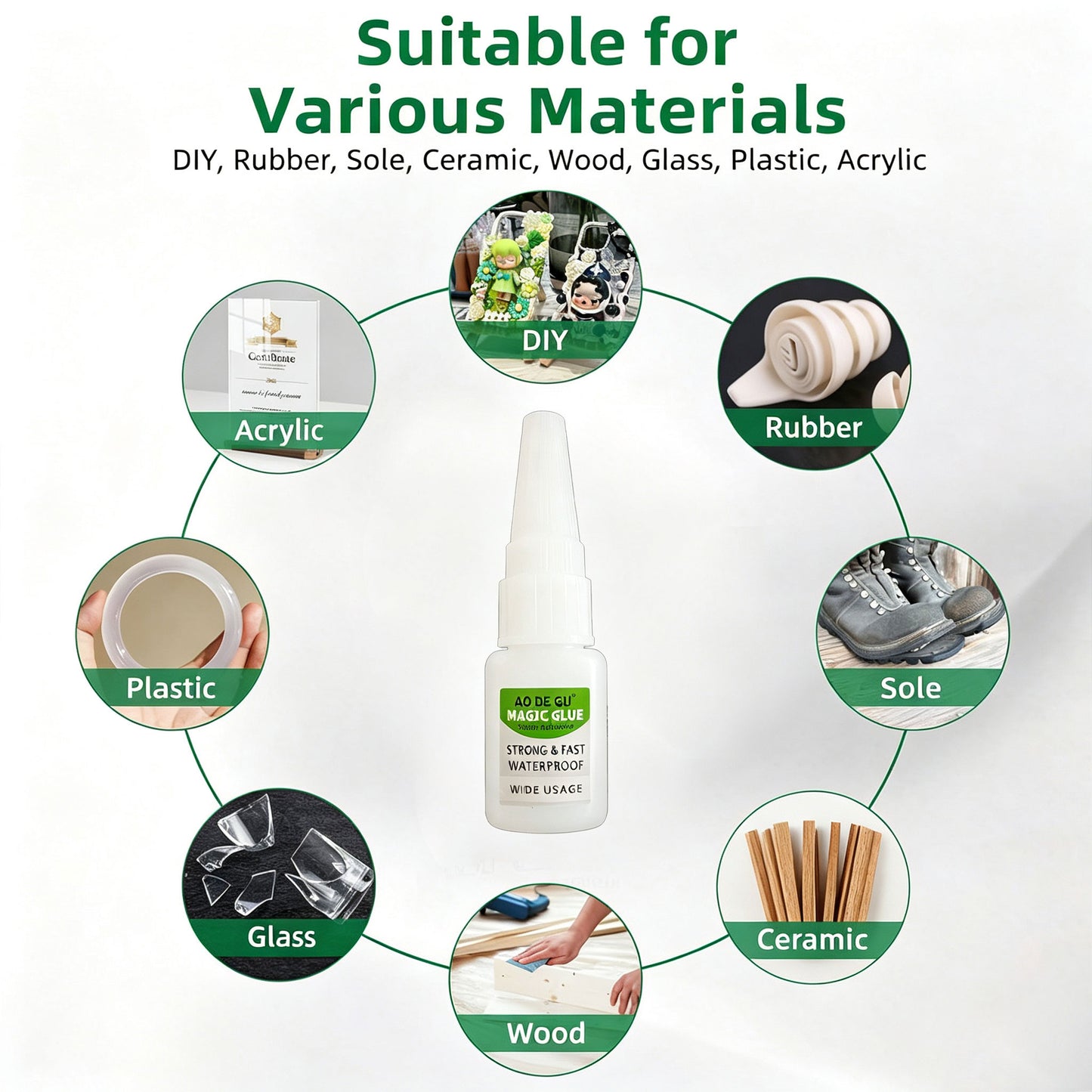 2 Pack High-Strength Oil-Based All-Purpose Super Glue