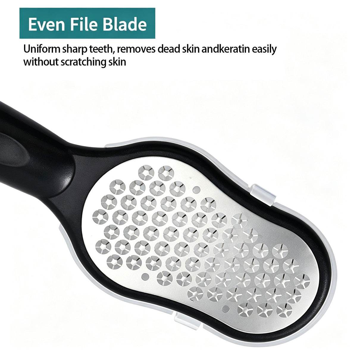 Foot Rasp And Brush – Stainless Steel Dead Skin And Callus Remover