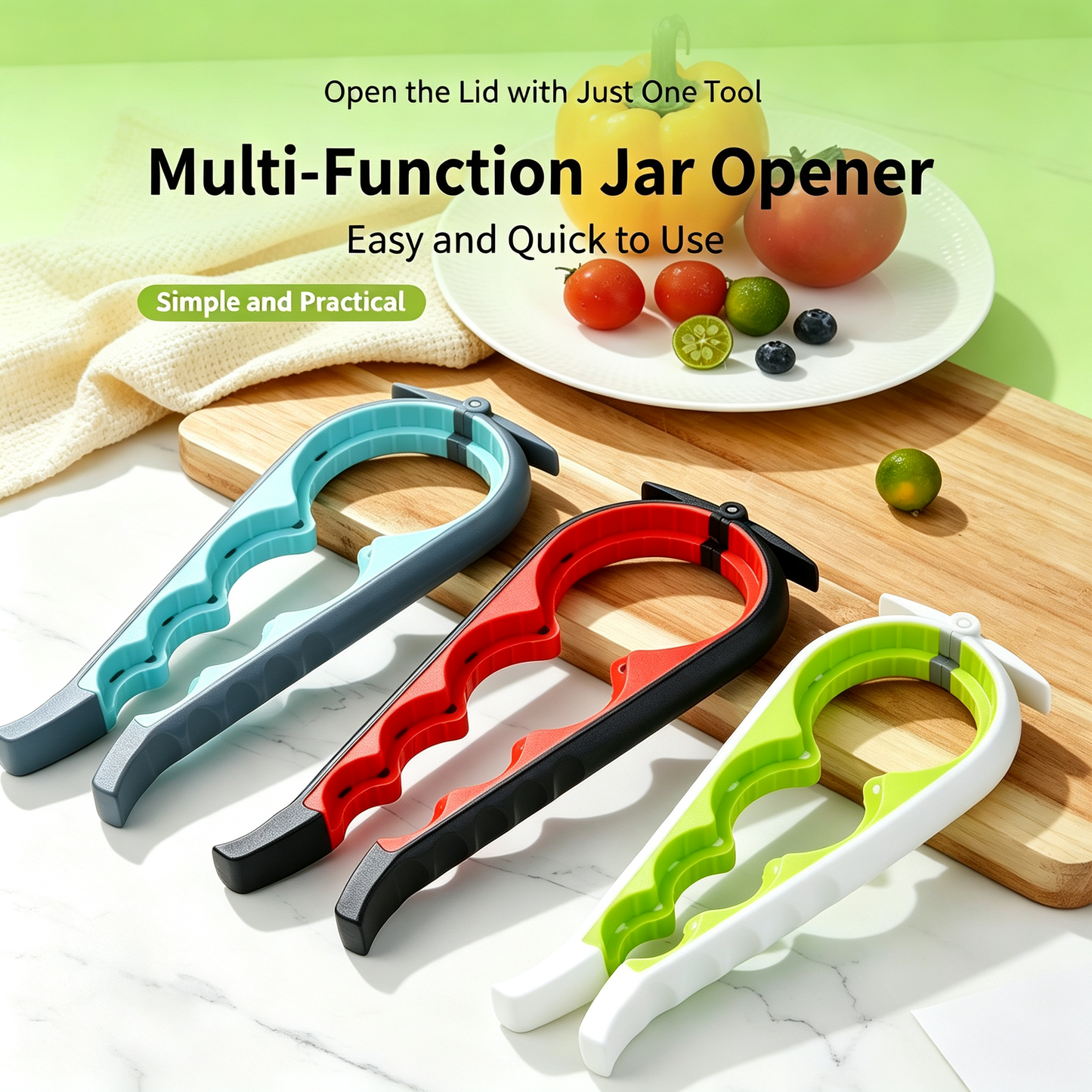 6 in 1 Bottle Opener-Designed For Those With Limited Hand Strength