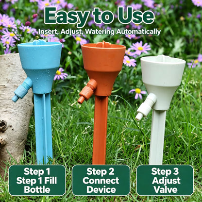 Adjustable Plant Watering Devices with Slow Release Control Switch Water Dripper