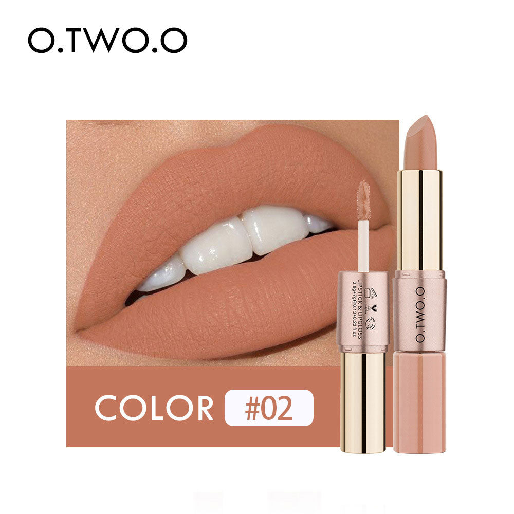 2-in-1 Matte Lip Gloss & Lipstick