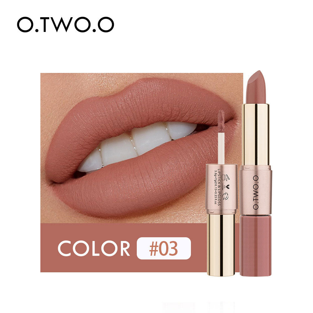 2-in-1 Matte Lip Gloss & Lipstick