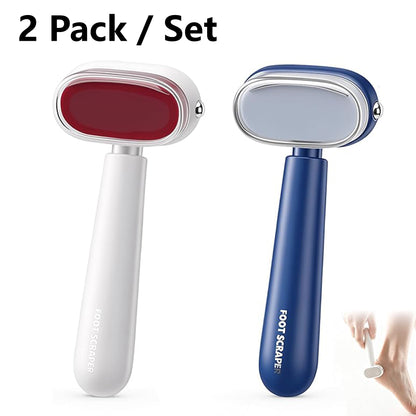 2 Pack Dual-Sided Foot Callus Remover - Handheld Manual Foot Care Tool