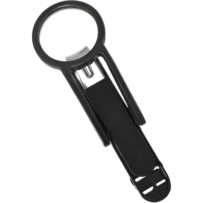 Nail Clippers with Magnifying Glass – Heavy Duty Large Handle Trimmer for Thick Nails, Easy Grip Precision Cutting