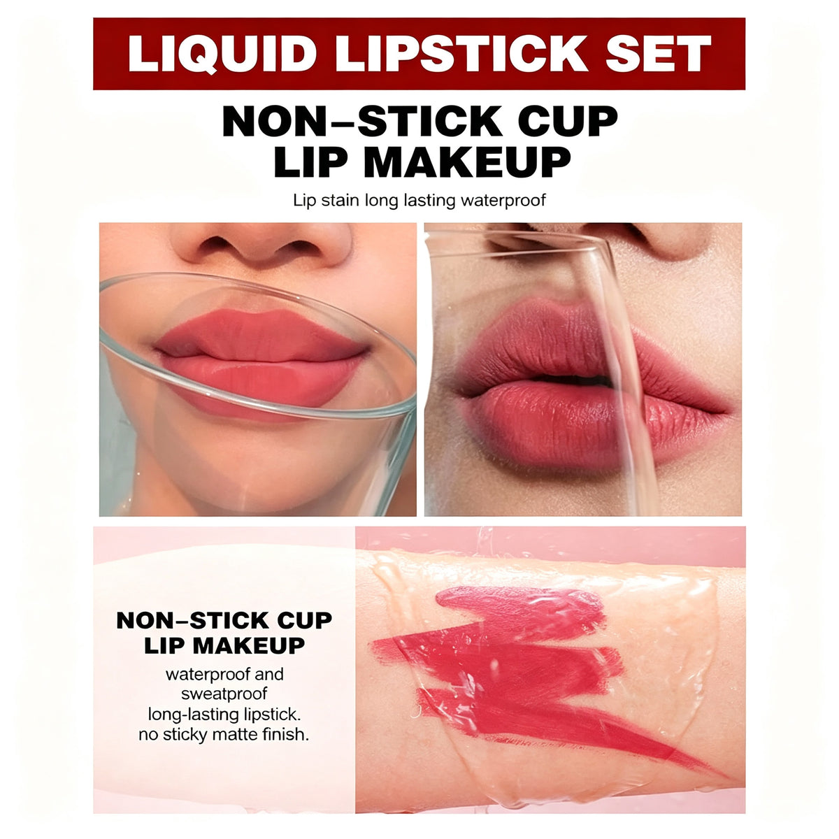 12Pcs Velvet Matte Liquid Lipstick Set,Lip Makeup Gift Kit for Women