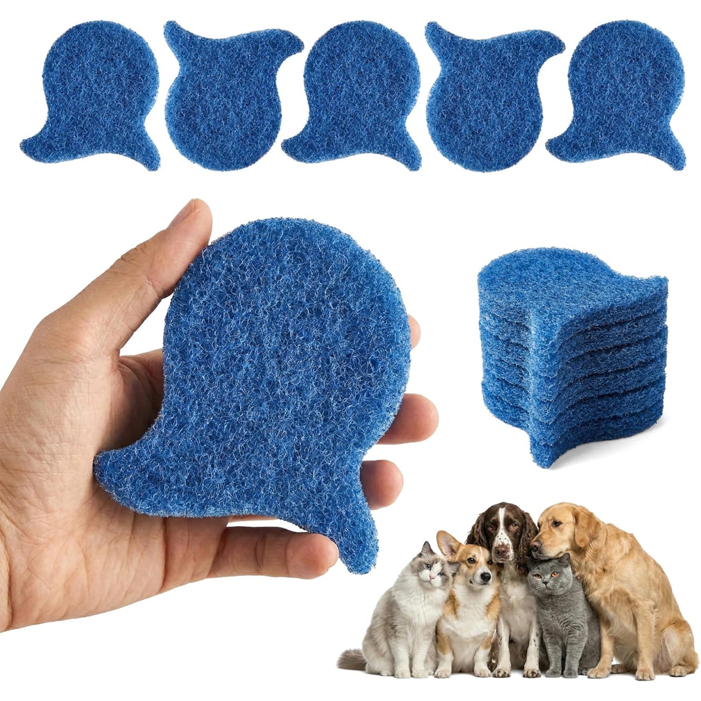 6 PCS Pet Hair Remover for Laundry – Reusable Washing Machine Lint & Fur Catcher