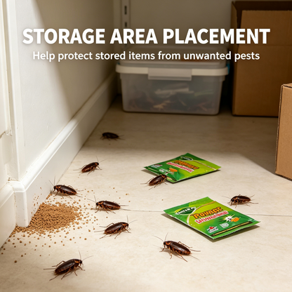 15 Pack / Set Cockroach Bait Powder - Suitable For Babies, Pets And Families