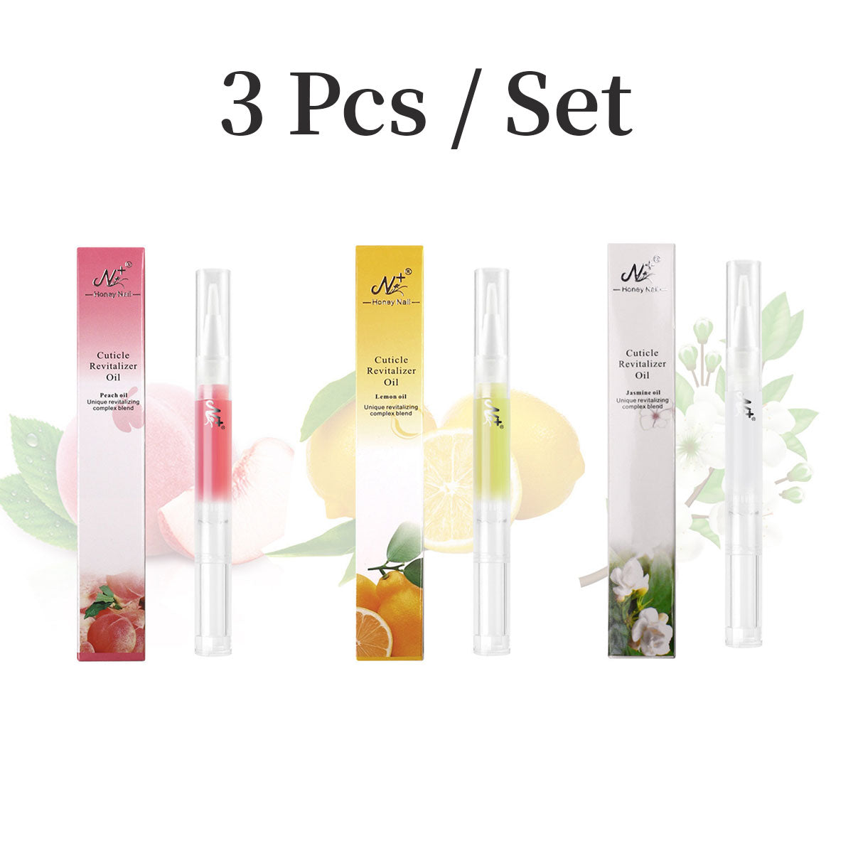 3Pcs Cuticle Oil Pen for Nail Care Oil Kit Hangnail Treatment