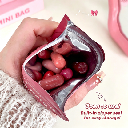 12-Color Mini Capsule Lipstick Set for Versatile Makeup Looks