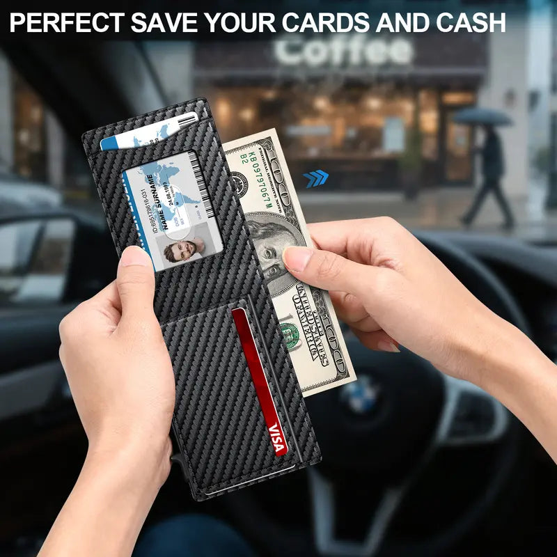 Men's RFID Ultra-thin Minimalist Anti-theft Wallet
