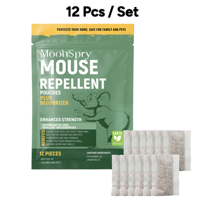 Humane Rodent Control Defense Device Eco Friendly Mouse Repellent Indoor, 12 Packs