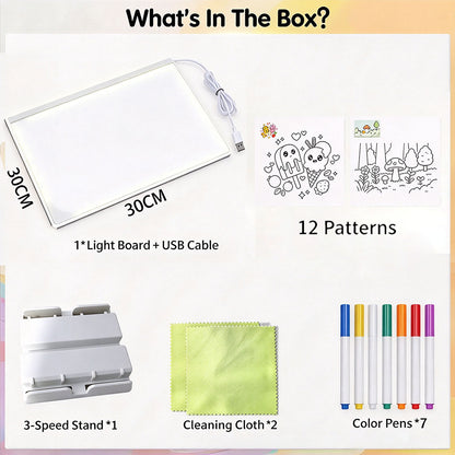 Led Drawing Board with 13 Light Effects