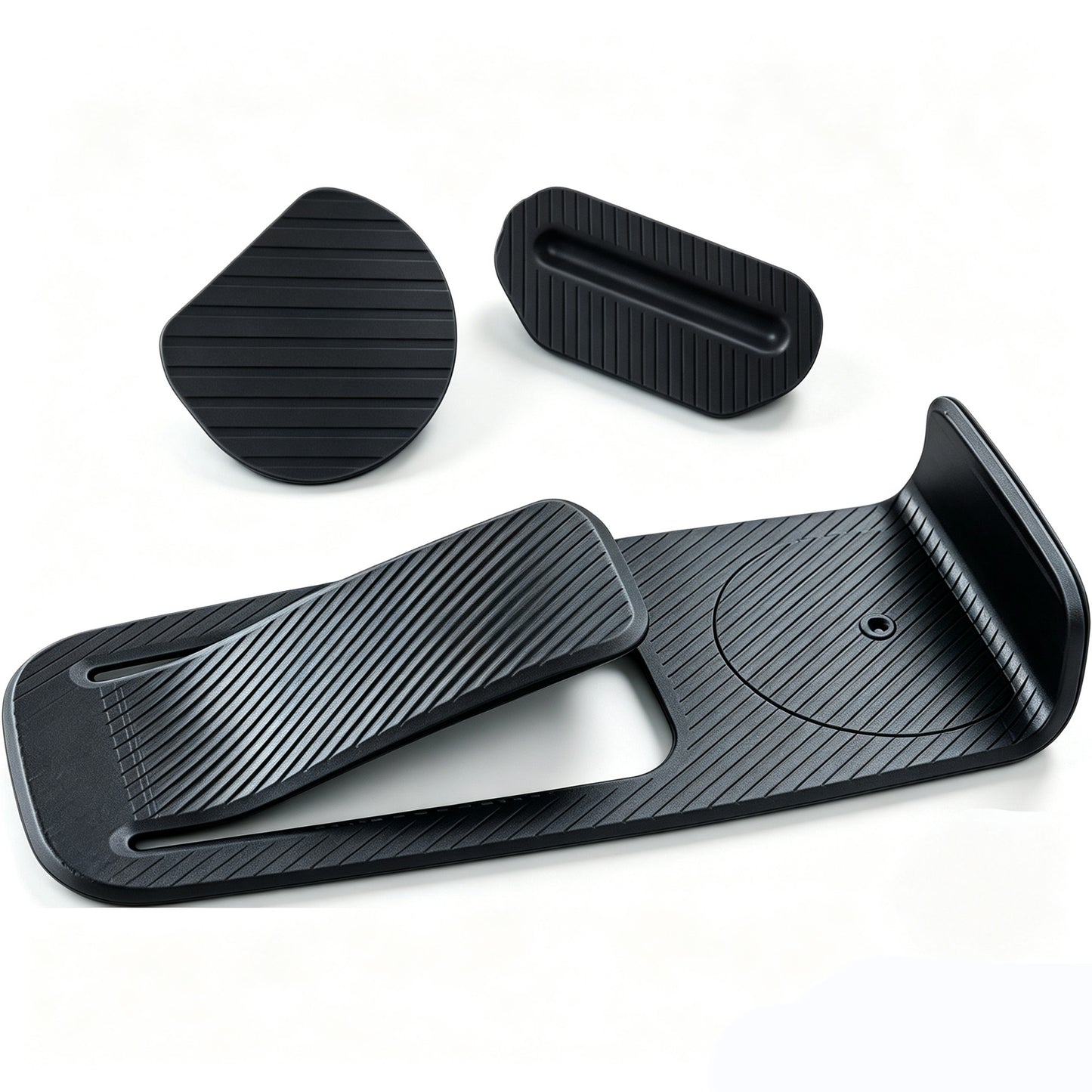 Anti-Slip Door Stopper with Safety Protector for Floor Mounted Use