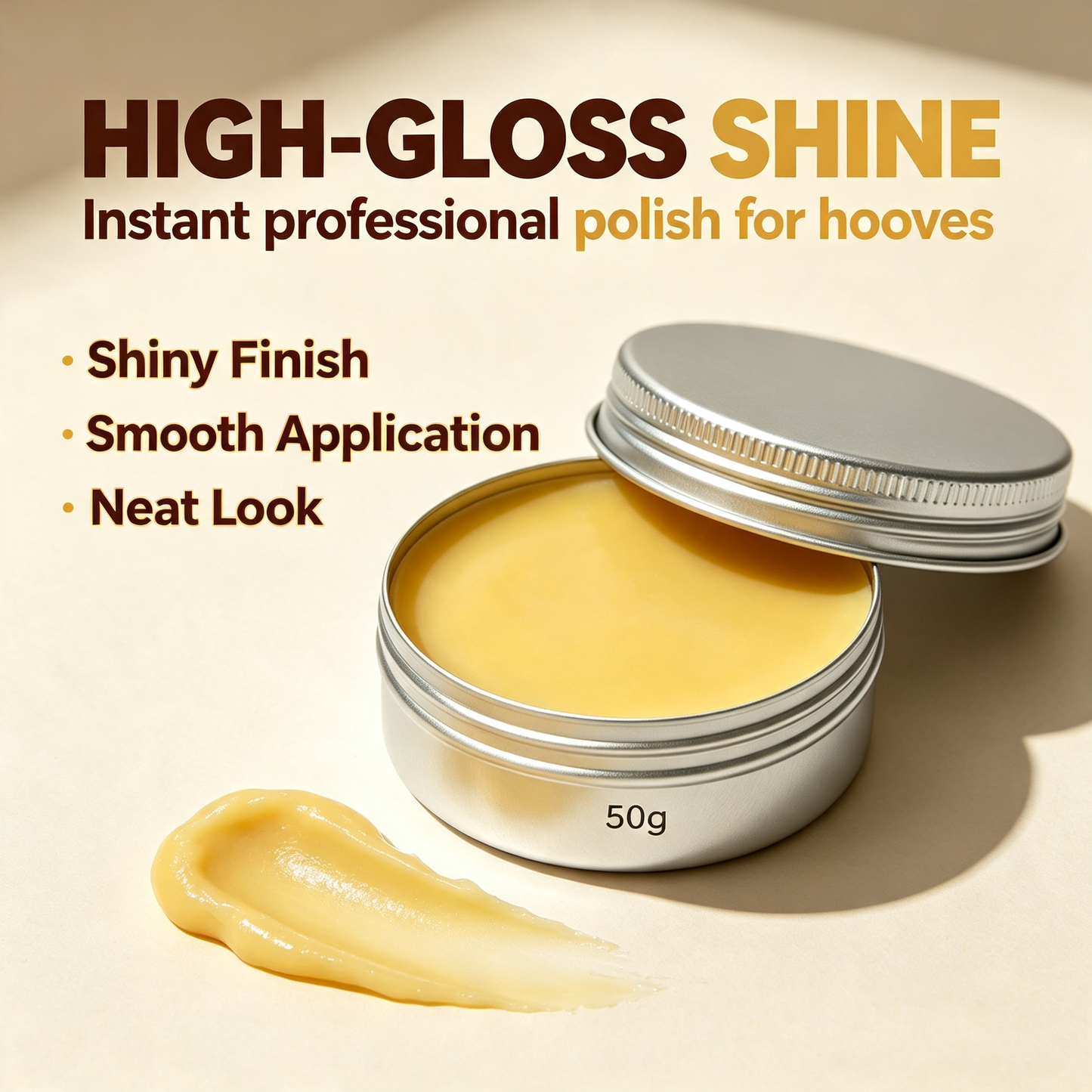Horse Hoof Care Cream—Livestock Hoof Care—Suitable For Cattle, Horses, And Sheep