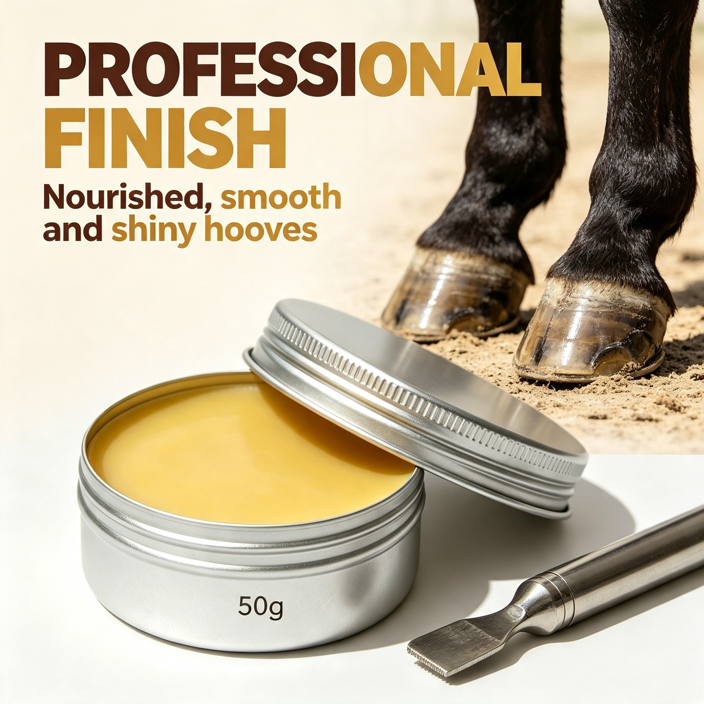 Horse Hoof Care Cream—Livestock Hoof Care—Suitable For Cattle, Horses, And Sheep