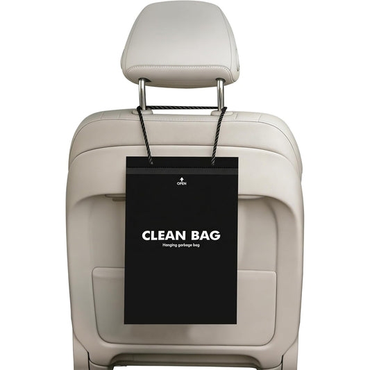 50 Count Recycled Disposable Car Trash Bags with 2.5 Gallon Heavy Duty Alternative