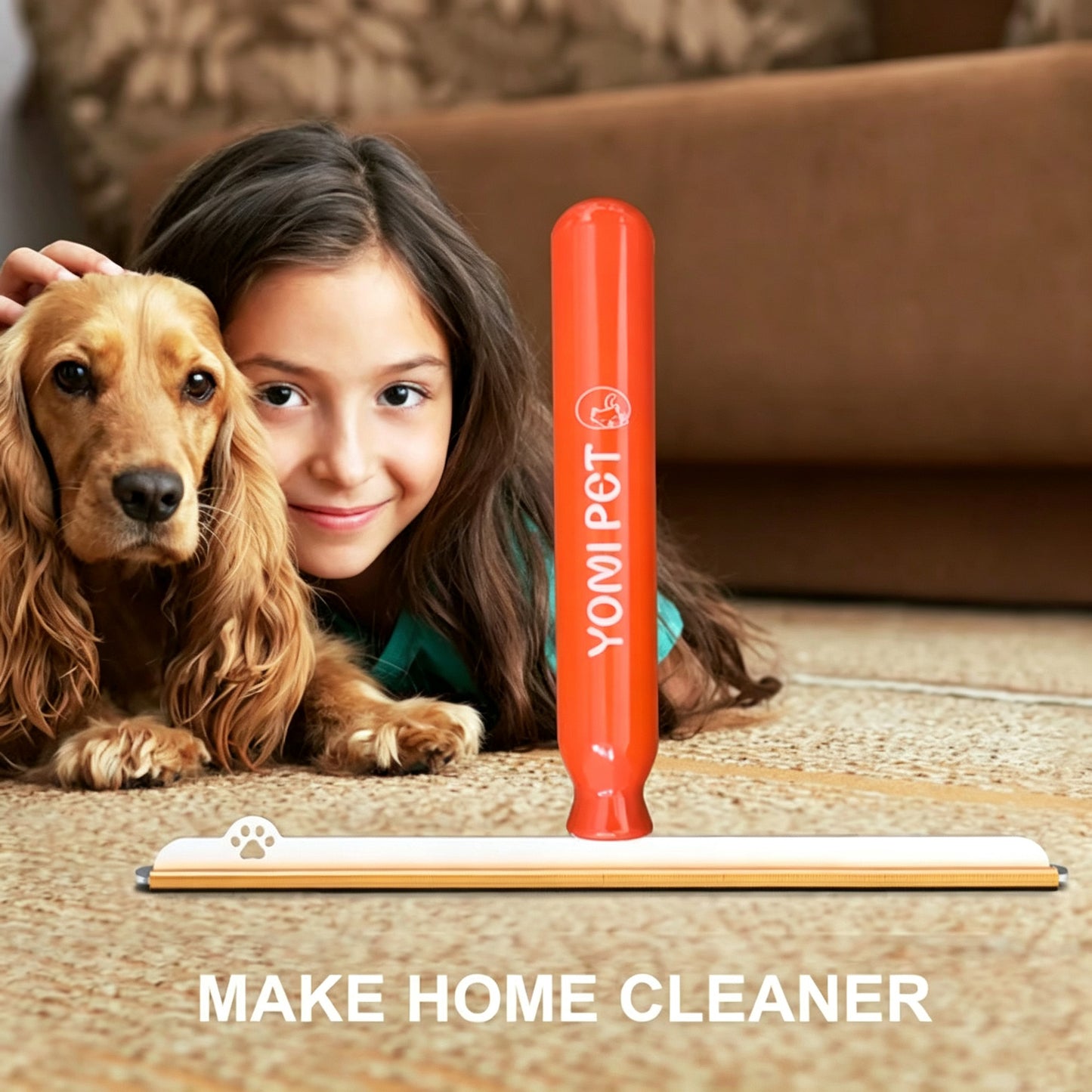 Pet Hair Remover for Carpets & Rugs