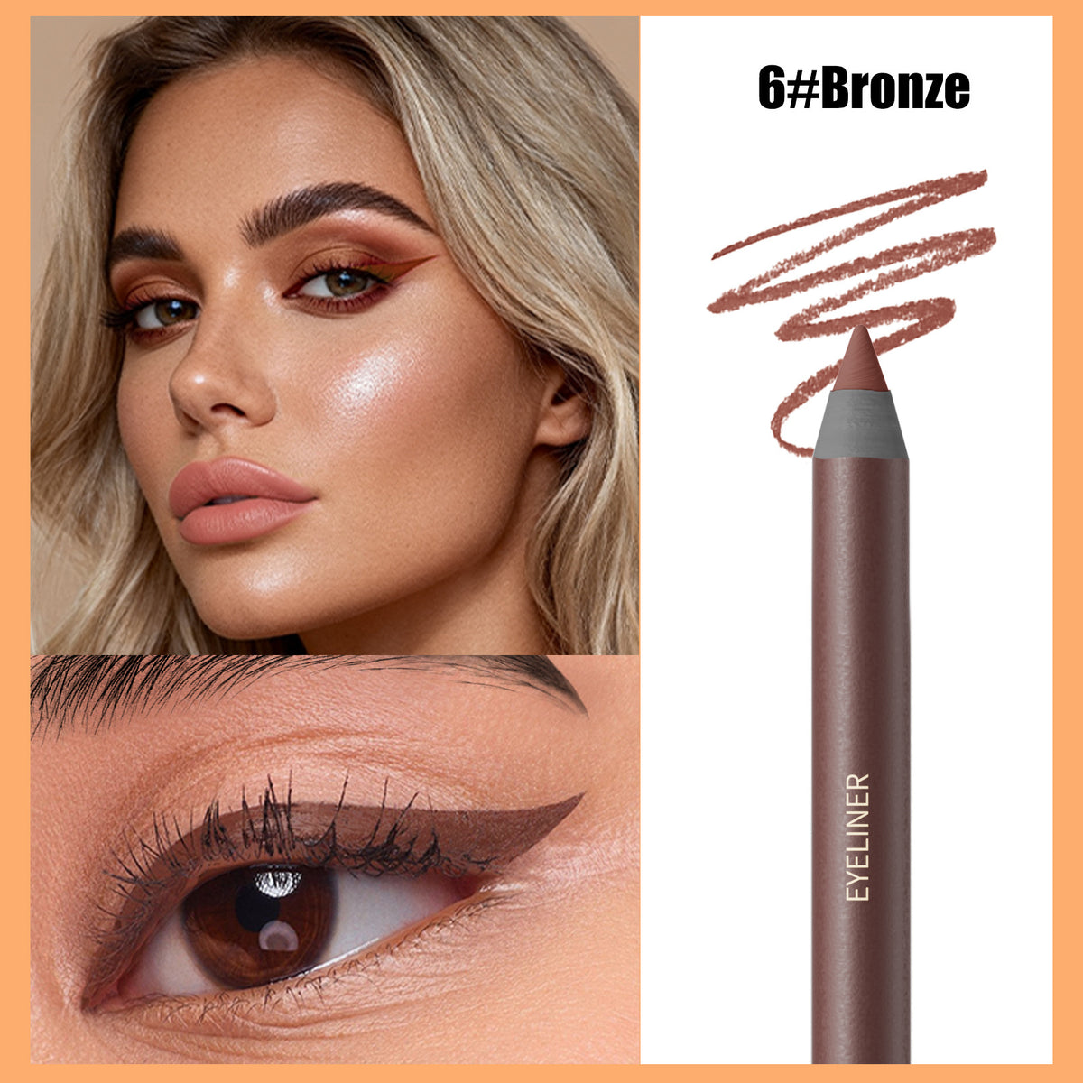 Creamy Glide-On Eyeliner Pencil for Mature Eyes