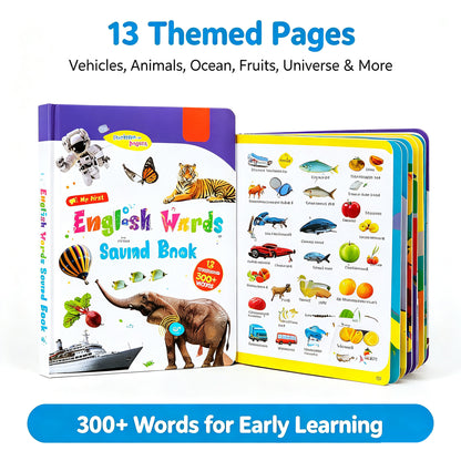 English Words Sound Book for Toddlers 3-6
