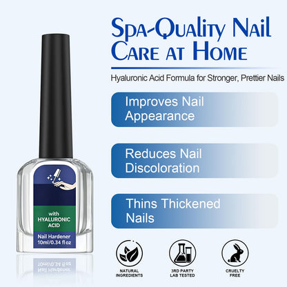 Hyaluronic Acid Nail Hardener for Cracked Cuticles&Dry Nails