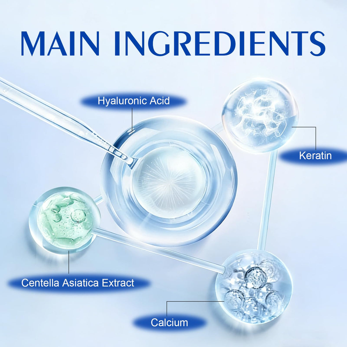 Hyaluronic Acid Nail Hardener for Cracked Cuticles&Dry Nails