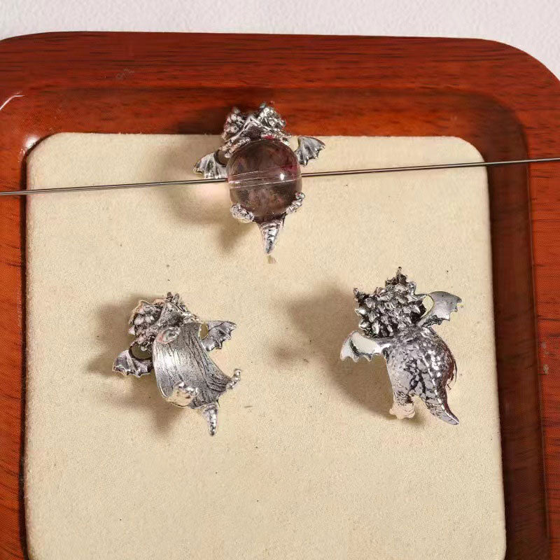 Crystal Accessory Featuring a Dragon Holding a Pearl