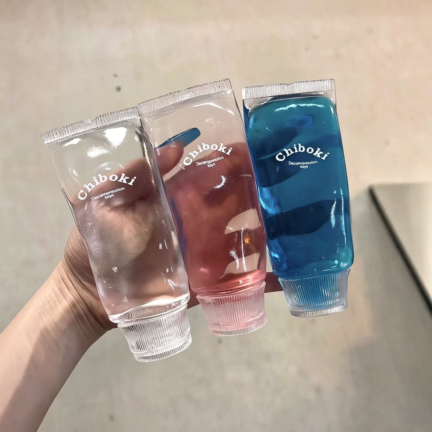 Toothpaste Squishy Transparent Squeeze Tube, Satisfying Paste Feel Sensory & Anxiety Relief