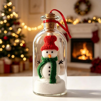 Glass Holiday Decoration 30-Second Voice Recording Keepsake