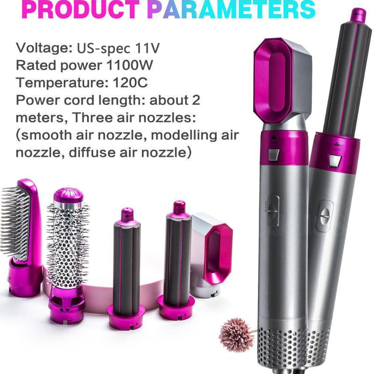 5 in 1 Hair Dryer Brush Set–Air Styler for Hair