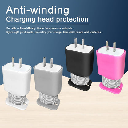 USB Charger Protector Cover for 18W/20W Power Adapter Protection & Cable Organization
