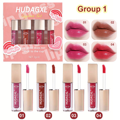 Non-fading Moisturizing Liquid Lip Gloss Set