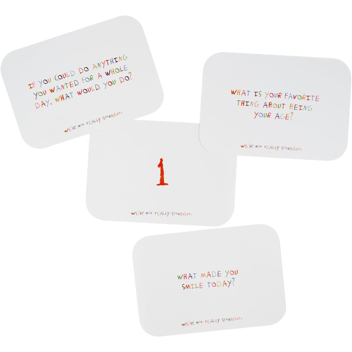 WE'RE NOT REALLY STRANGERS Kids Edition Card Game - 150 Conversation & Activity Cards for Kids, Adults, & Teens