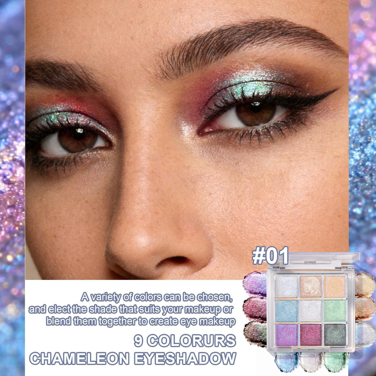 9 Colors Chameleon Eyeshadow Palette