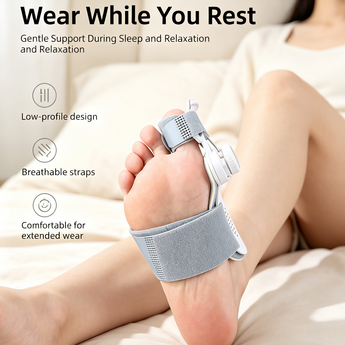 Unisex Toe Corrector – Adjustment Dial for a Precise Fit