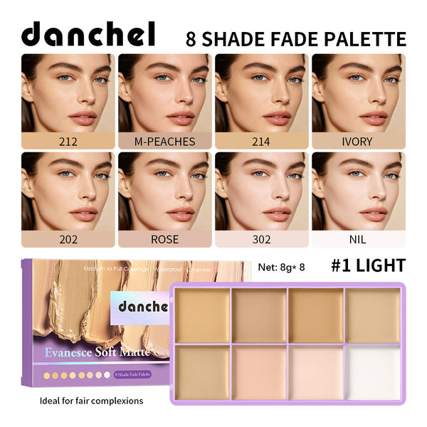 8 Colors Cream Concealer Foundation Palette