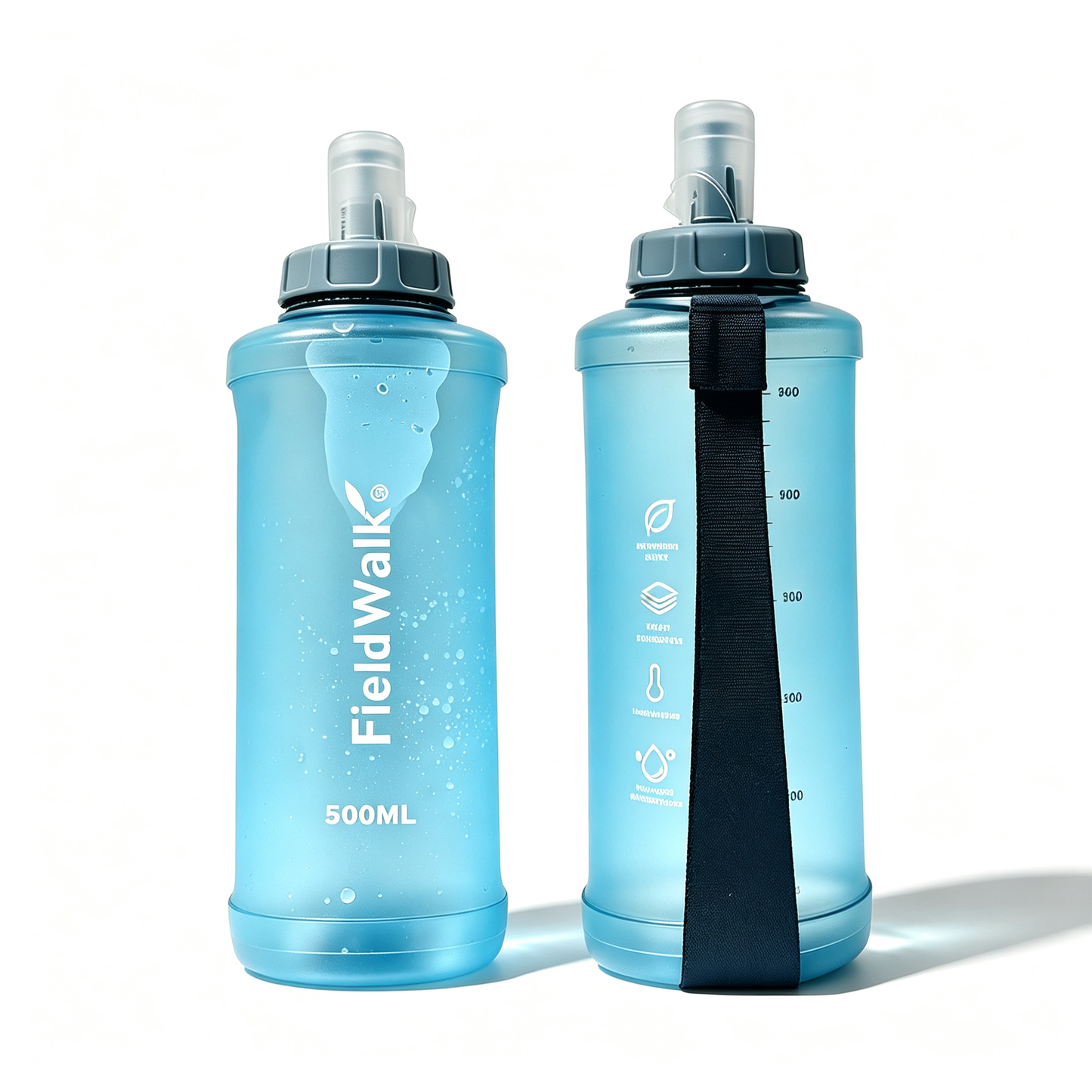 Reusable Squeeze Water Bottle for Jogging Running Hiking