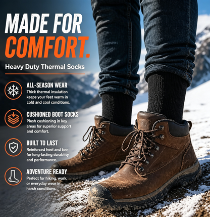 Warm Thermal Socks Ski Thick Boot Insulated Socks