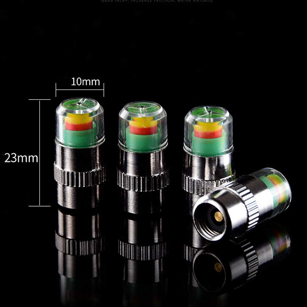 8 PCS Tire Pressure Monitor Valve Stem Caps