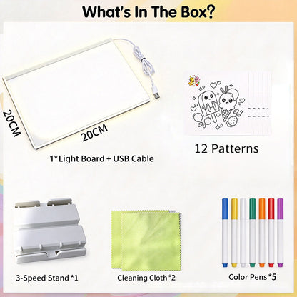 Led Drawing Board with 13 Light Effects
