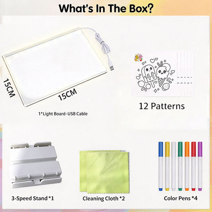 Led Drawing Board with 13 Light Effects