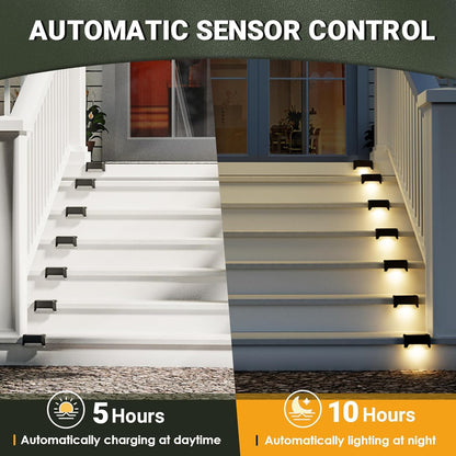 Solar Deck Warm Lights Outdoor Waterproof Led