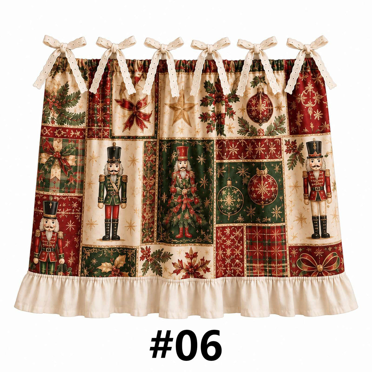 Christmas Patchwork Oven Skirt Curta