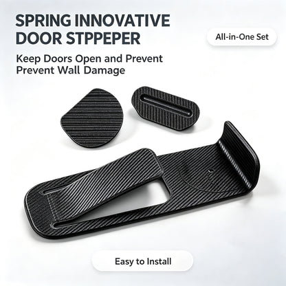 Anti-Slip Door Stopper with Safety Protector for Floor Mounted Use