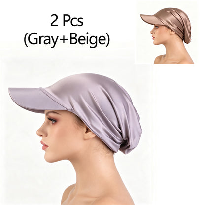 2 Pcs Sun-protection headscarf Cap