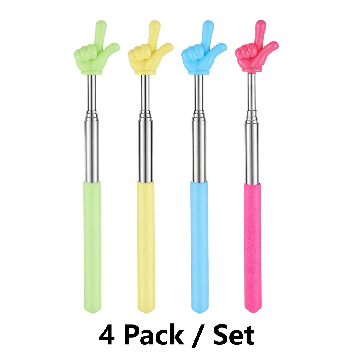 4-Pack Telescopic Finger Indicators - Durable and Sturdy Steel