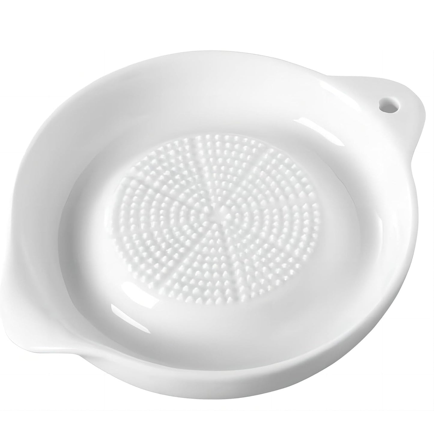 Ceramic Grater Plate – Multi-Purpose Ginger, Garlic & Onion Grater for Kitchen Prep